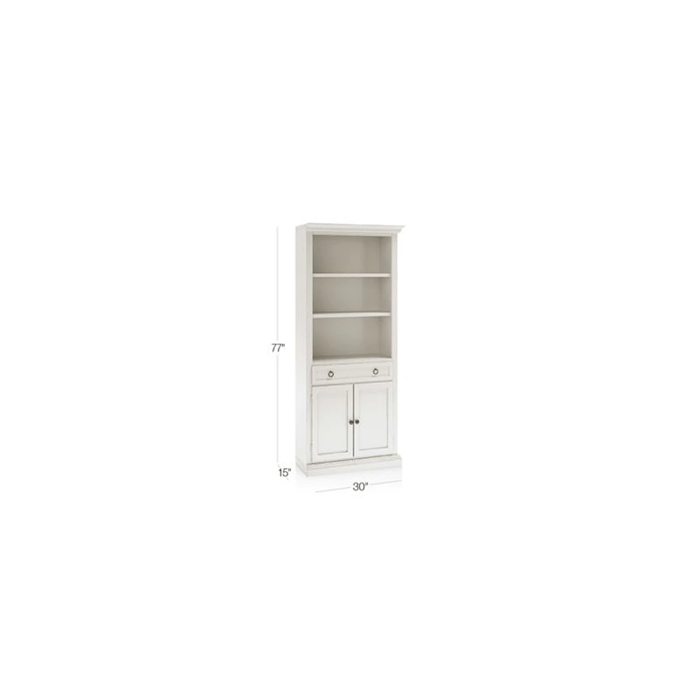 Cameo Dama Storage Bookcase with Right Crown
