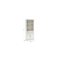 Cameo Dama Storage Bookcase with Right Crown