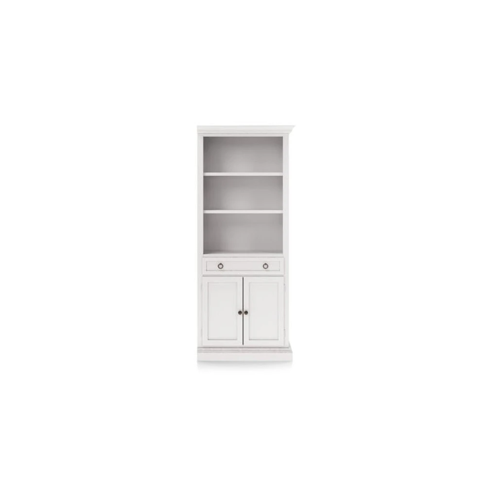 Cameo Dama Storage Bookcase with Right Crown