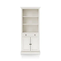 Cameo Dama Storage Bookcase with Full Crown