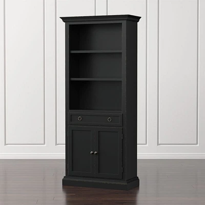 Cameo Bruno Black Storage Bookcase
