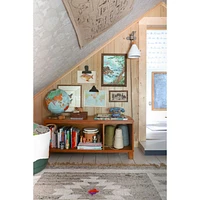 District Stackable 3-Cube Wood Bookcase