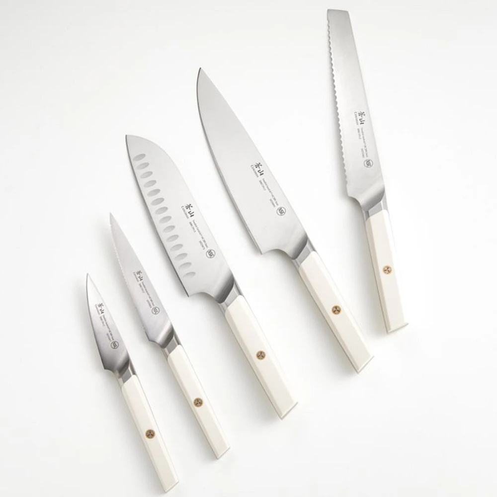 Cangshan Everest White 6-Piece Tai Knife Block Set