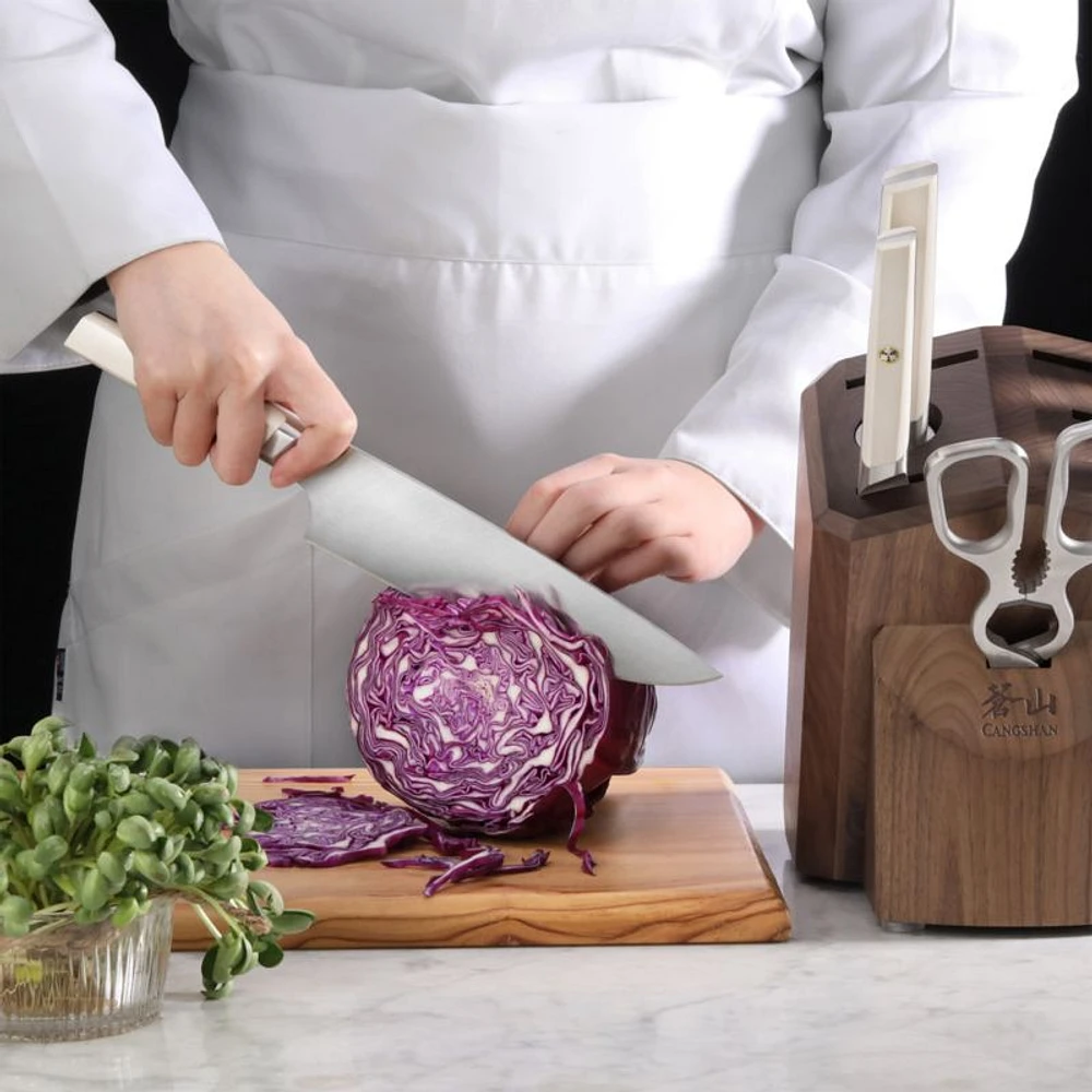 Cangshan ® Everest White 8-Piece Knife Block Set