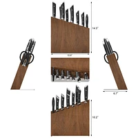 Cangshan ® HELENA 12-Piece HUA Knife Block Set Black