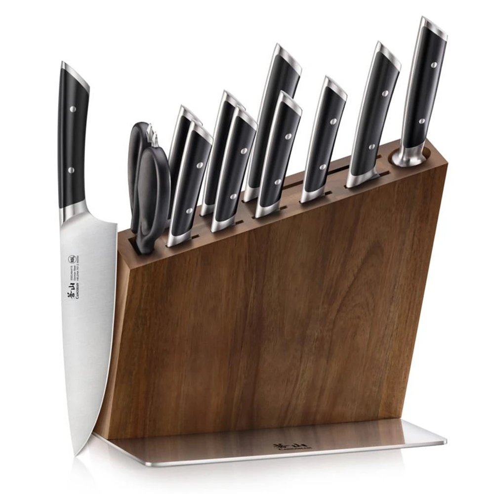 Cangshan ® HELENA 12-Piece HUA Knife Block Set Black