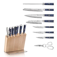 Cangshan ® Kita Blue -Piece HUA Knife Block Set