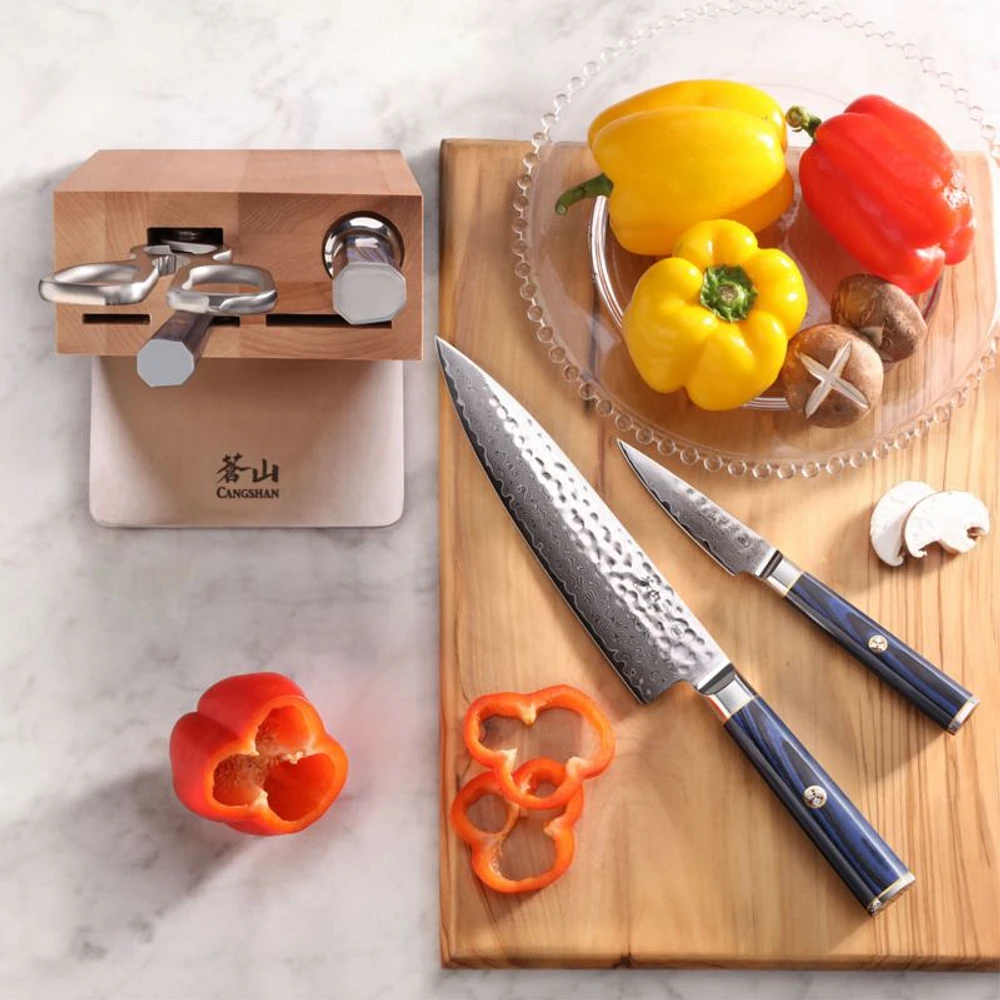 Cangshan ® Kita Blue 6-Piece HUA Knife Block Set