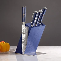 Cangshan ® Kita Blue 6-Piece HUA Knife Block Set Blue Block