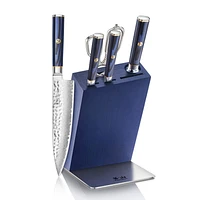 Cangshan ® Kita Blue 6-Piece HUA Knife Block Set Blue Block