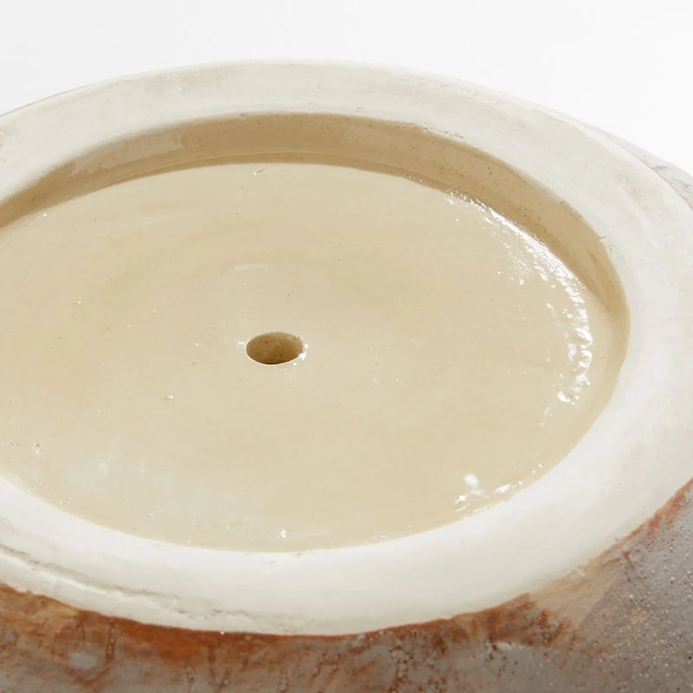 Cannes 18" Earthenware Indoor/Outdoor Planter by Laura Kim