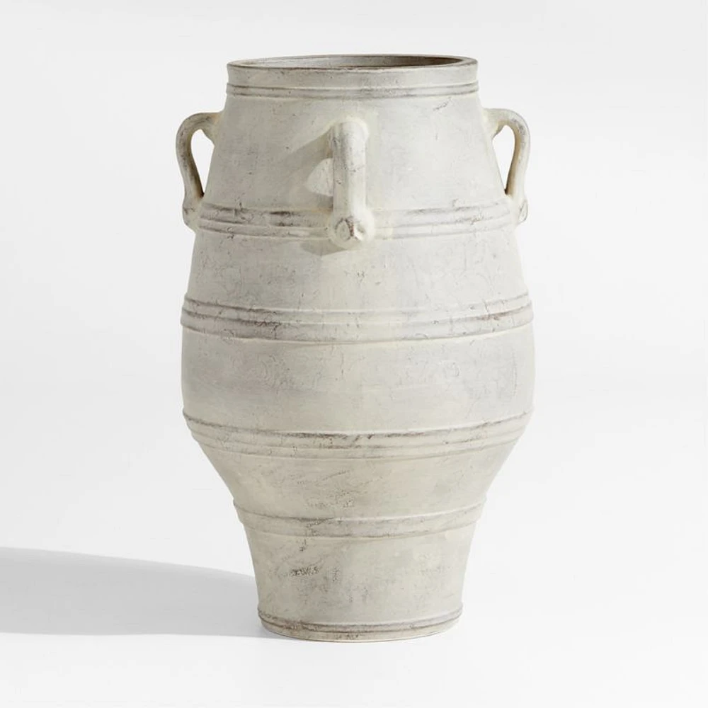 Cannes 29" Earthenware Indoor/Outdoor Planter by Laura Kim