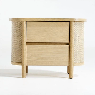 Set of 2 Canyon Natural Wood 2-Drawer Kids Nightstand by Leanne Ford