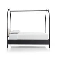 Canyon Queen Arched Canopy Bed with Upholstered Headboard by Leanne Ford