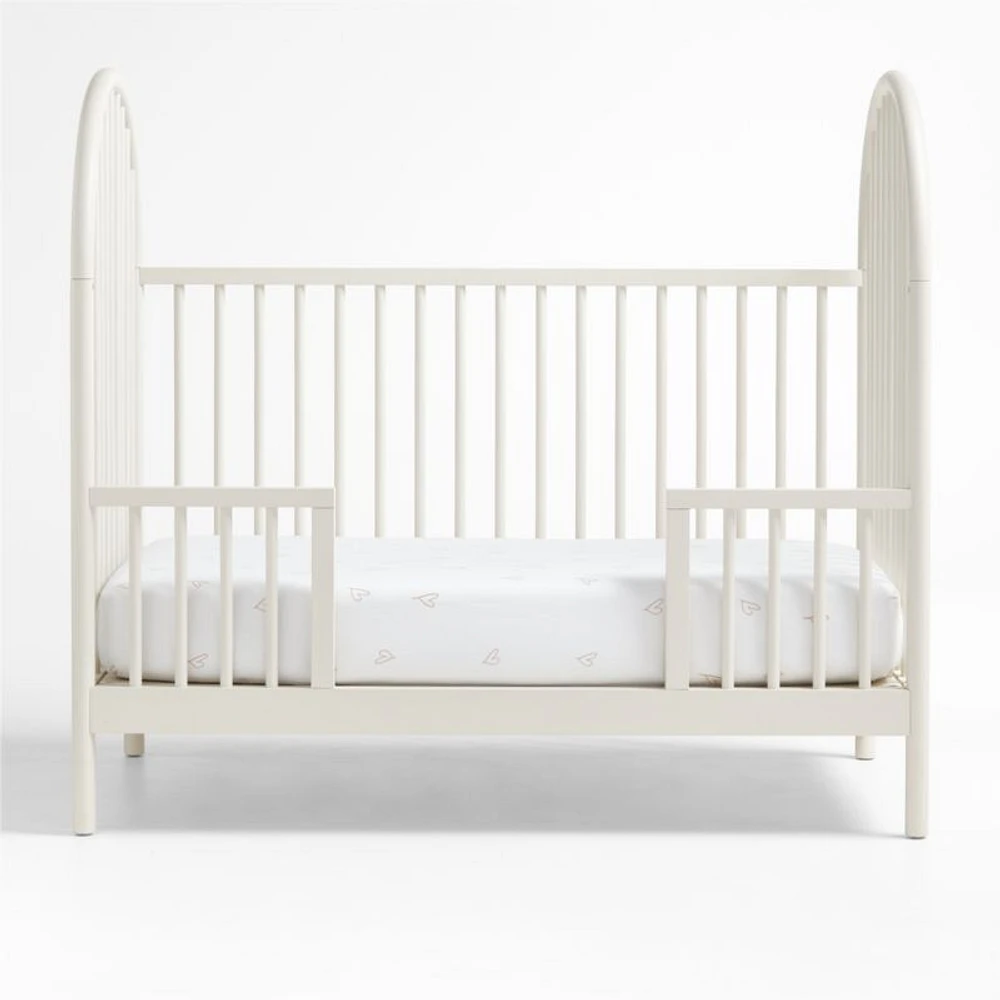 Canyon Warm-White Wood Toddler Bed Rail by Leanne Ford
