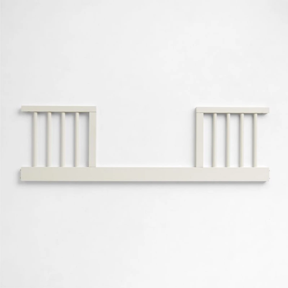 Canyon Warm-White Wood Toddler Bed Rail by Leanne Ford