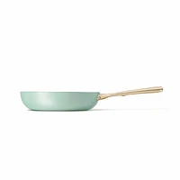 Caraway Silt Green Non-Stick Ceramic Fry Pan with Gold Hardware with Gold Hardware