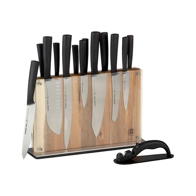 Schmidt Brothers Downtown Knife Block - Black