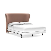 Carlie Queen Wingback Headboard Romantic