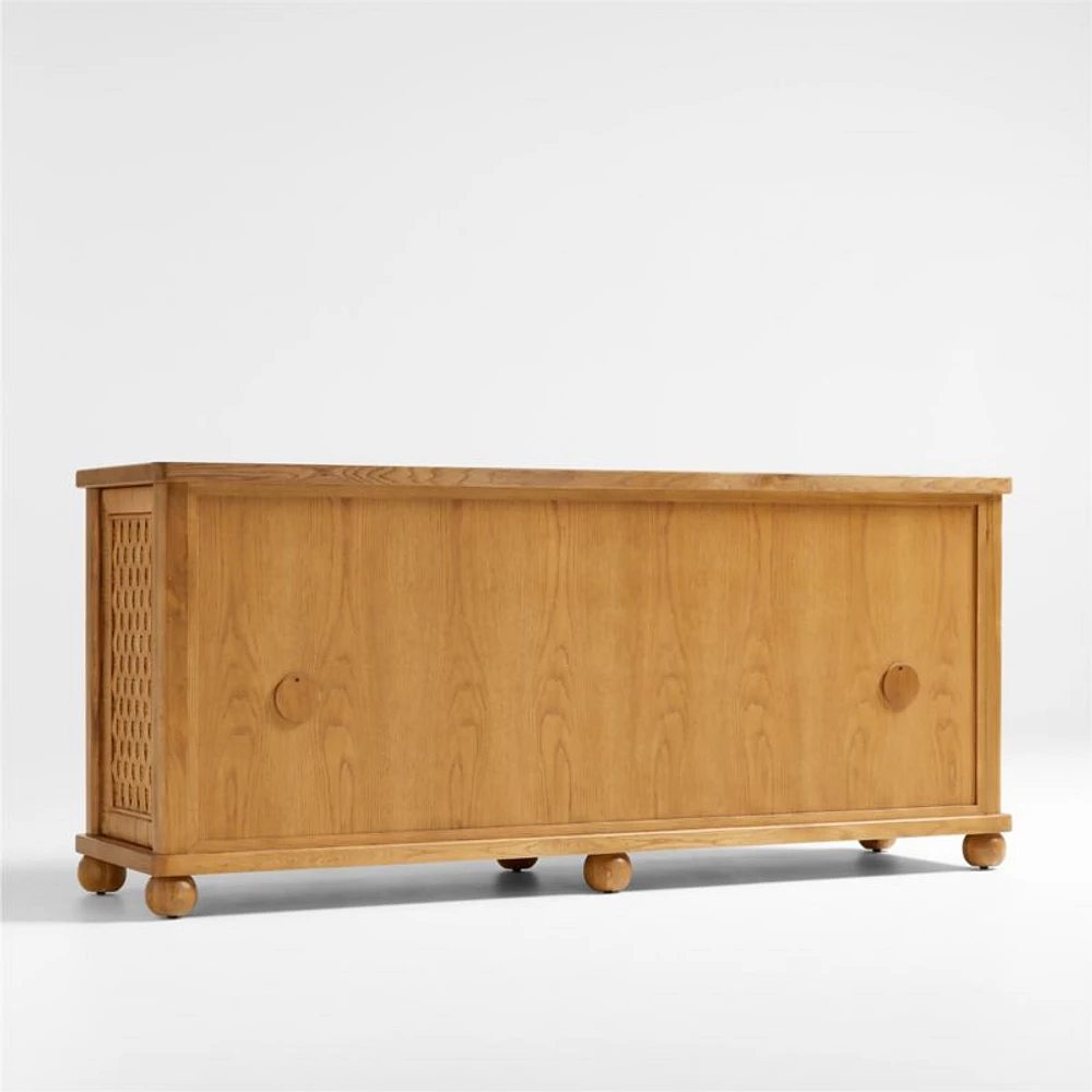 Carlyle 76" Wood Storage Media Console by Jake Arnold