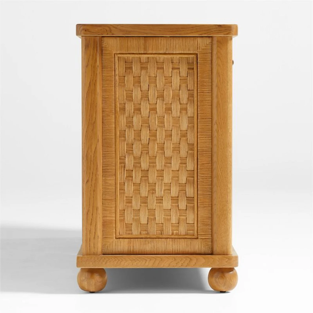 Carlyle 76" Wood Storage Media Console by Jake Arnold