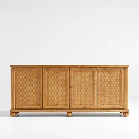 Carlyle 76" Wood Storage Media Console by Jake Arnold