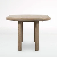 Carrington 87"-107" Wood Oval Extendable Dining Table