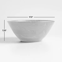Carson 17.5" Ash Wood Salad Serving Bowl