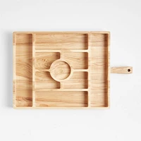 Carson Large Sectioned Ash Wood Serving Board
