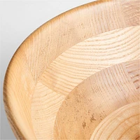 Carson 14.75" Ash Wood Salad Serving Bowl
