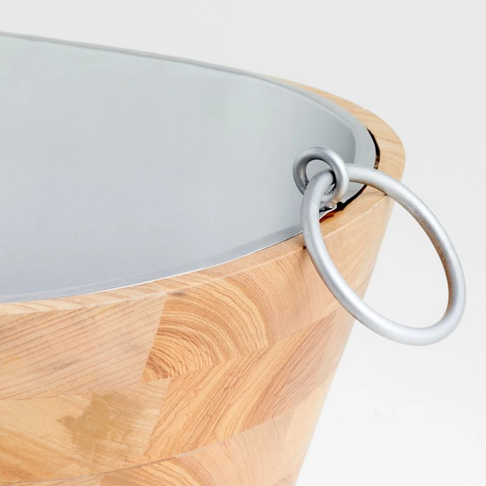 Carson Ash Wood Beverage Tub