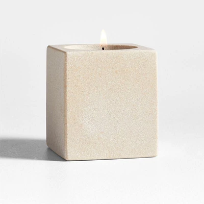 Carter Sandstone Tealight Candle Holder