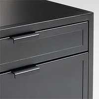 Casement 24" Black Metal 2-Drawer File Cabinet