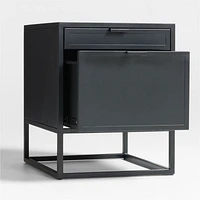 Casement 24" Black Metal 2-Drawer File Cabinet