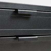 Casement 24" Black Metal 2-Drawer File Cabinet