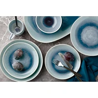 Caspian Blue Reactive Glaze Dinner Plate