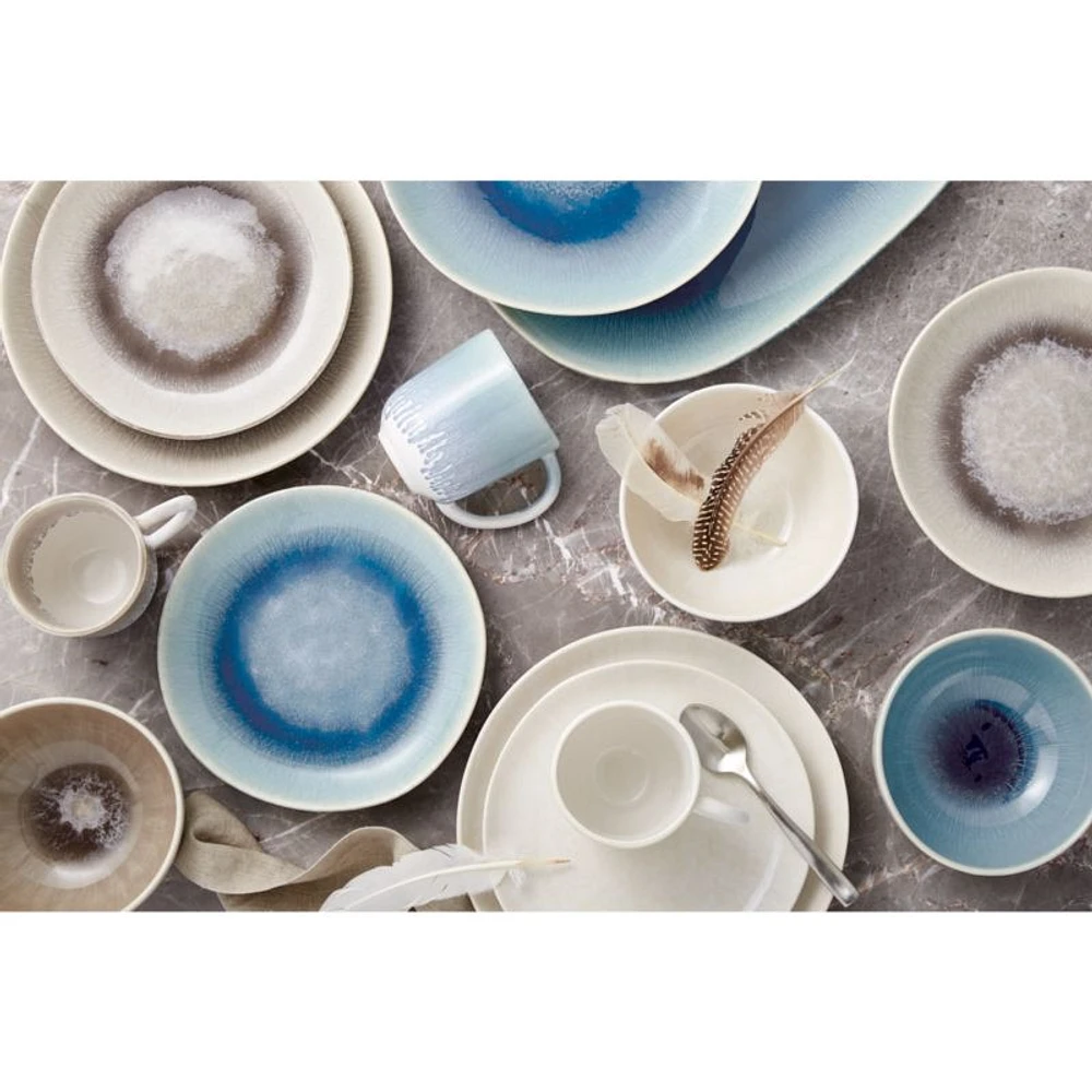 Caspian Blue Reactive Glaze Dinner Plate