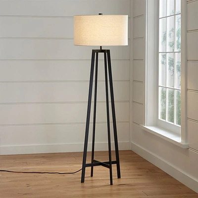 Castillo Black Floor Lamp 63"