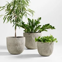 Cavo Warm Grey Textured Indoor/Outdoor Planter 24"x20"