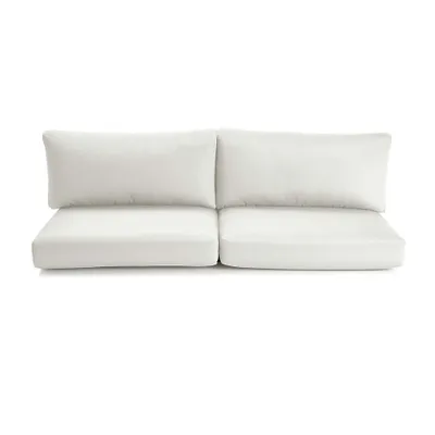 Abaco White Sand Sunbrella ® Outdoor Sofa Cushions