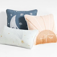 Celestial Sun Kids Throw Pillow