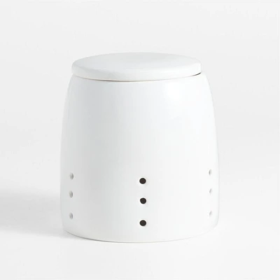 White Ceramic Garlic Keeper