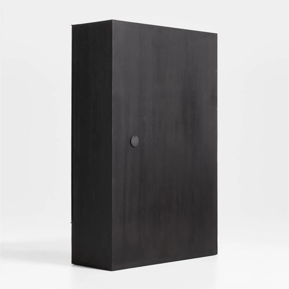 Chalot Ebonized Wood 2-Door Storage Cabinet by Leanne Ford