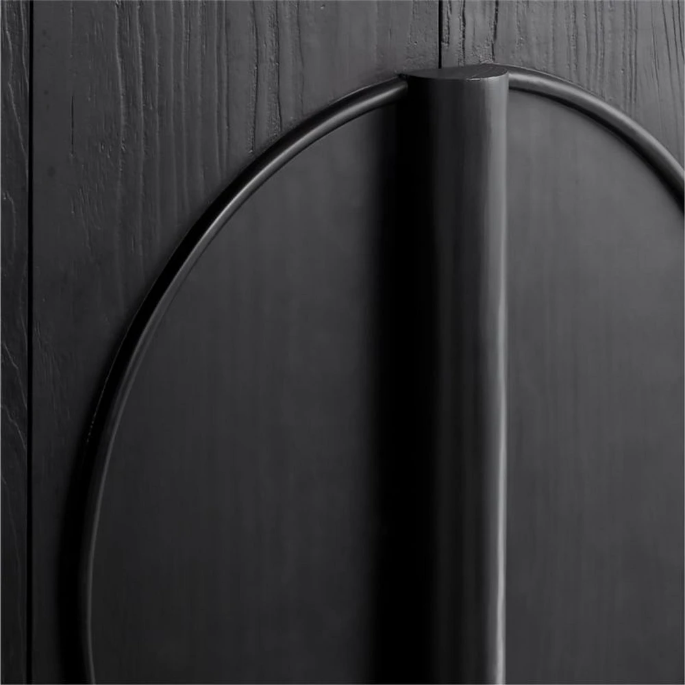 Chalot Ebonized Wood 2-Door Storage Cabinet by Leanne Ford