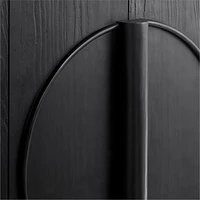 Chalot Ebonized Wood 2-Door Storage Cabinet by Leanne Ford