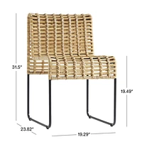 Chaparral Natural Rattan Dining Chair