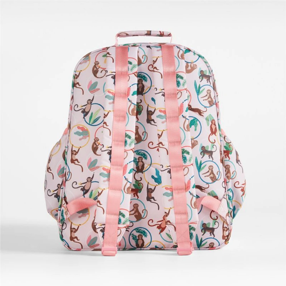 Cheeky Monkey Large Kids Backpack with Side Pockets
