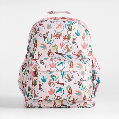 Cheeky Monkey Large Kids Backpack with Side Pockets