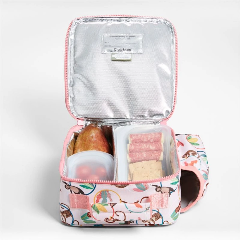 Cheeky Monkey Soft Insulated Kids Lunch Box