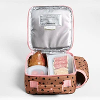 Cheetah Hearts Soft Insulated Kids Lunch Box